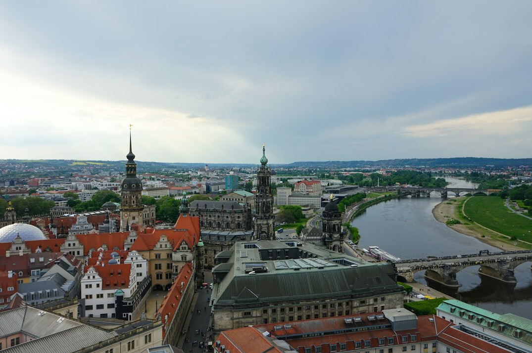 old dresden city view