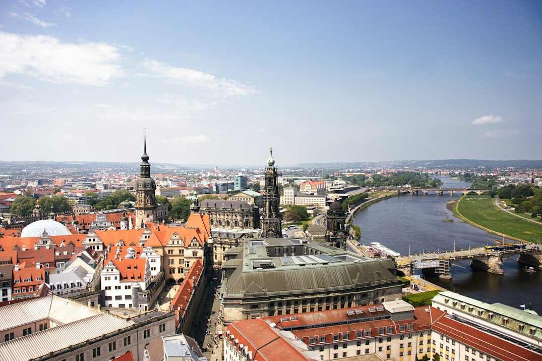 old dresden city view
